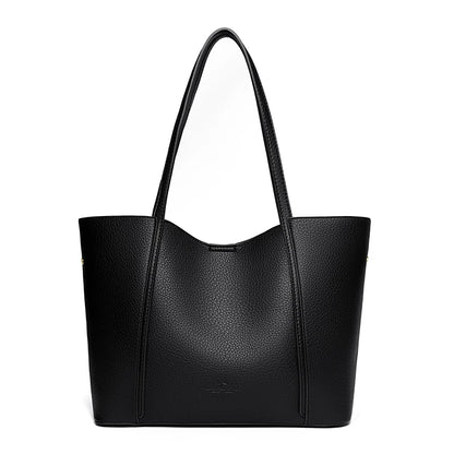 Luxury Leather Shoulder Tote Bag