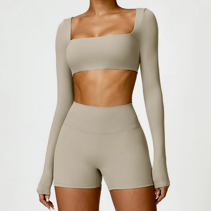 2-Piece Yoga Shorts Fitness Set