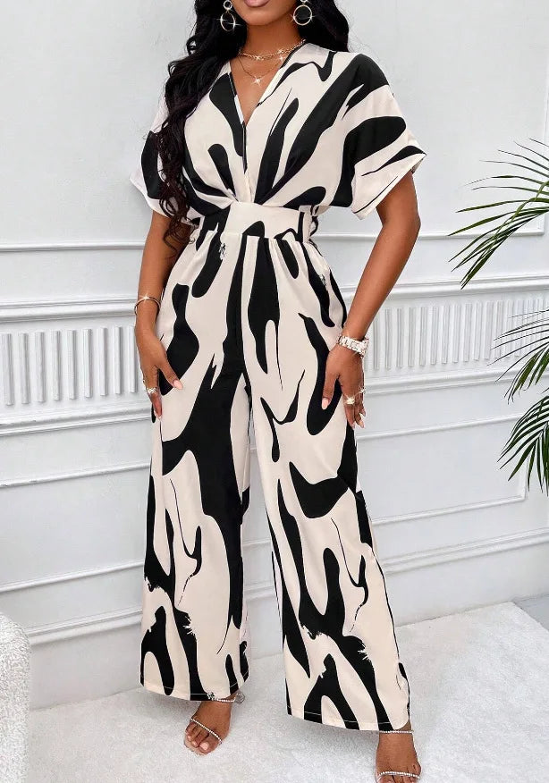 Sexy V-Neck Sleeveless Jumpsuit