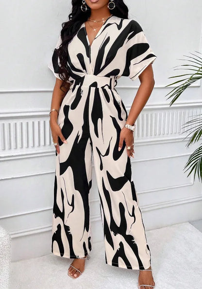 Sexy V-Neck Sleeveless Jumpsuit