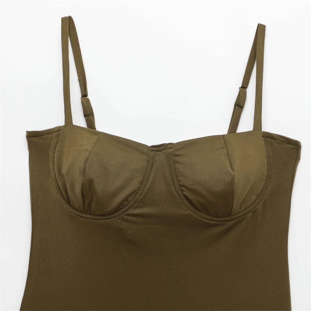 2025 Spring Backless Silk Jumpsuit