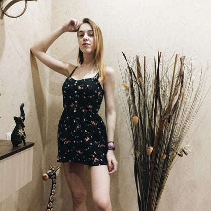 Sleeveless Floral Wide Leg Jumpsuit