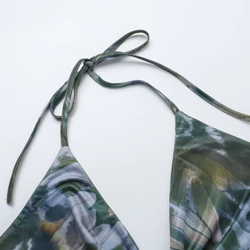 Avrilyaan Backless Summer Playsuit