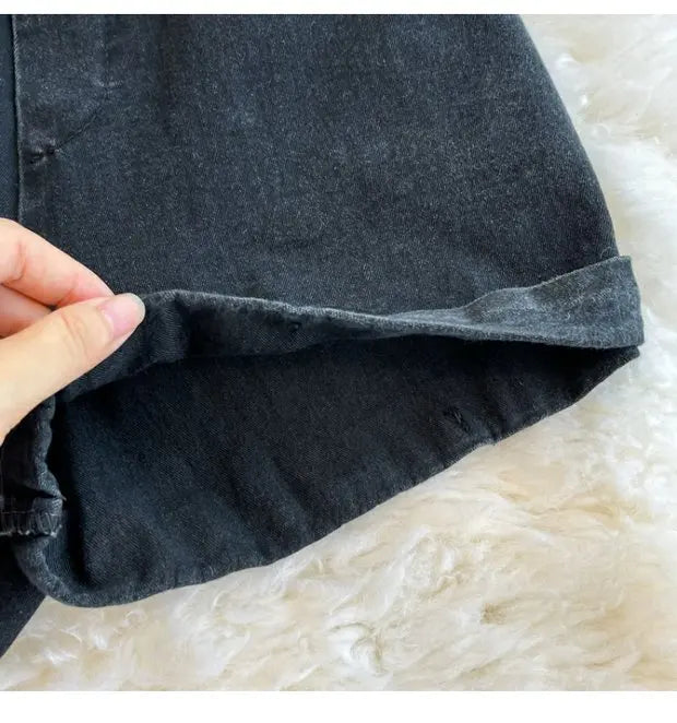 Backless Sleeveless Denim Jumpsuit