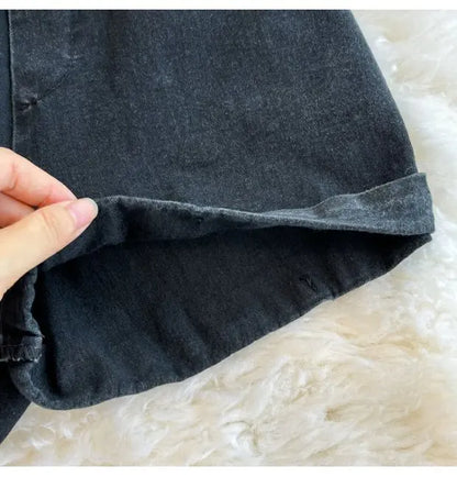 Backless Sleeveless Denim Jumpsuit