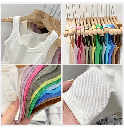 Women’s Ribbed Solid Tank Top