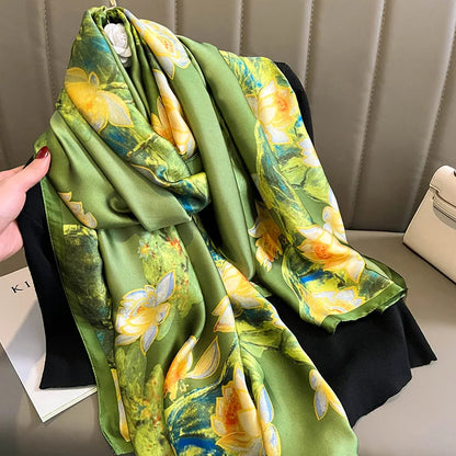 Luxury Polyester Spring Scarf