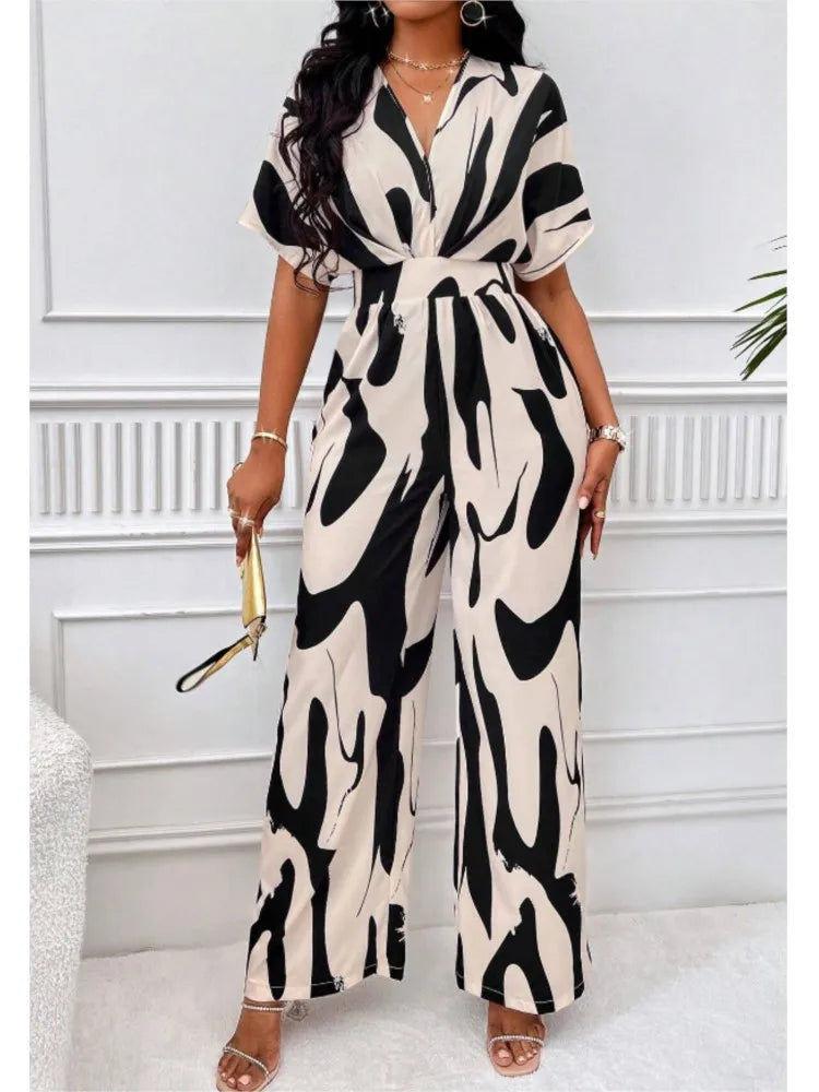 Sexy V-Neck Sleeveless Jumpsuit