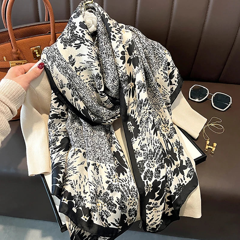 Luxury Polyester Spring Scarf