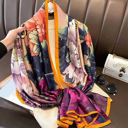 Luxury Polyester Spring Scarf