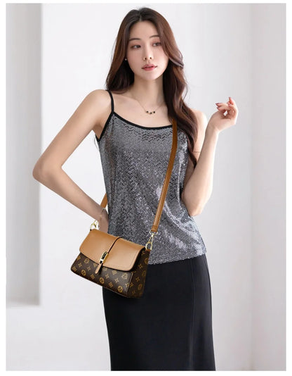 Luxury PU Leather Crossbody Bag