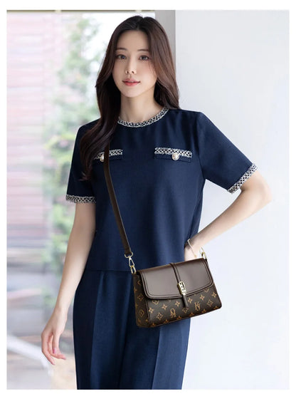 Luxury PU Leather Crossbody Bag