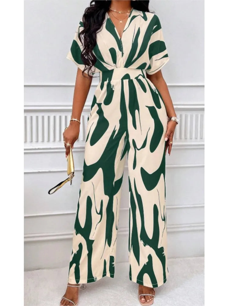 Sexy V-Neck Sleeveless Jumpsuit