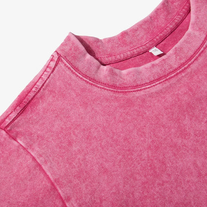 Slim Fit Washed Cotton T-Shirt