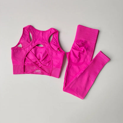 2PCS Sports Bra Yoga Set