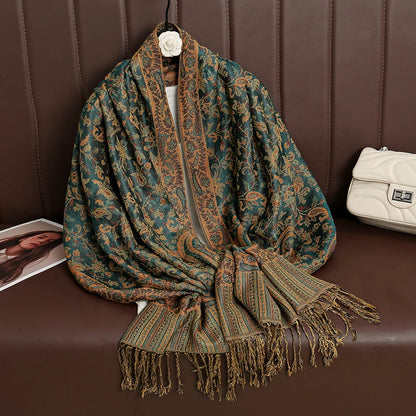 Luxury Autumn Cashmere Pashmina Shawl