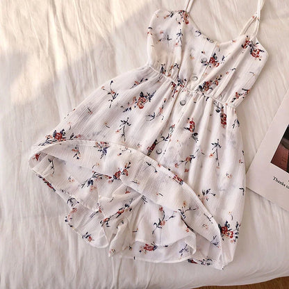 Sleeveless Floral Wide Leg Jumpsuit