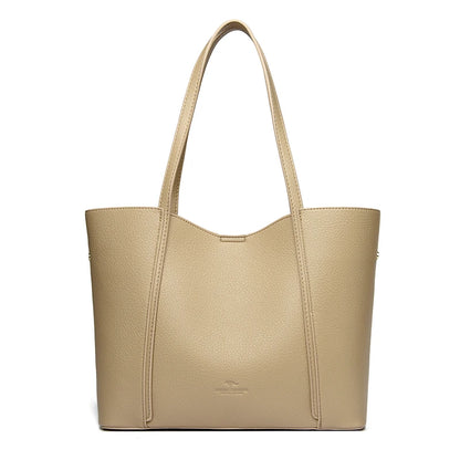 Luxury Leather Shoulder Tote Bag