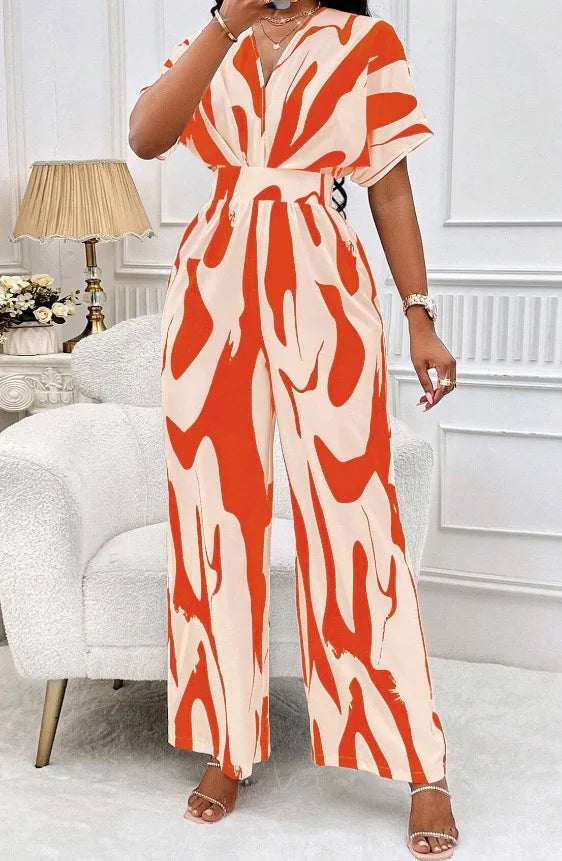 Sexy V-Neck Sleeveless Jumpsuit