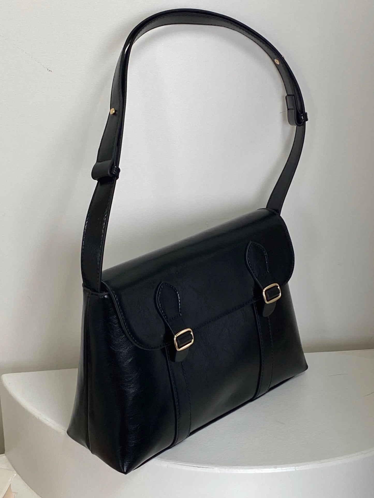 Vintage PU Leather Shoulder Bag