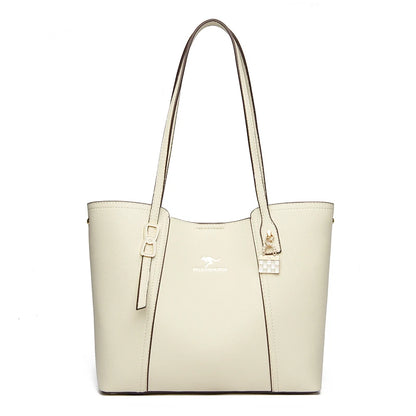 Luxury Leather Shoulder Tote Bag