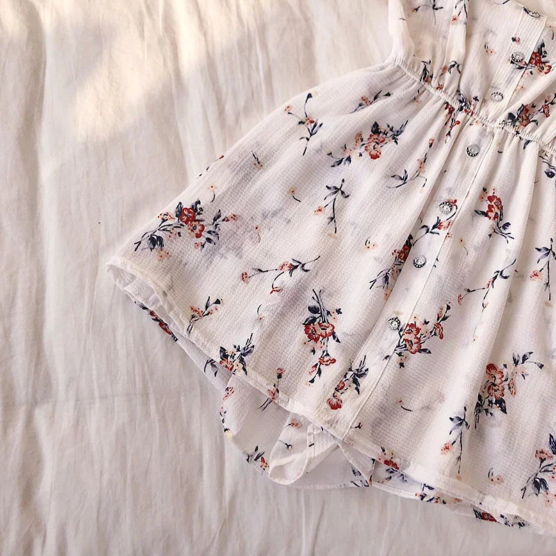 Sleeveless Floral Wide Leg Jumpsuit