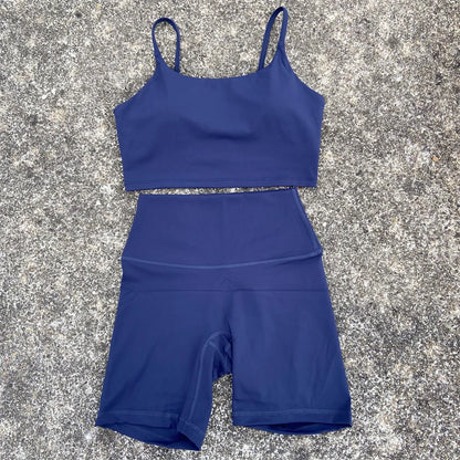 2-Piece Yoga Workout Shorts Set