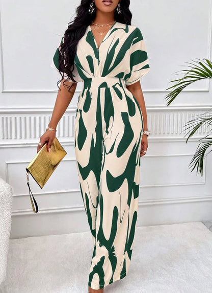 Sexy V-Neck Sleeveless Jumpsuit