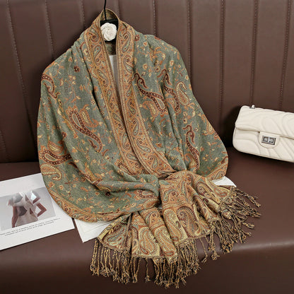 Luxury Autumn Cashmere Pashmina Shawl