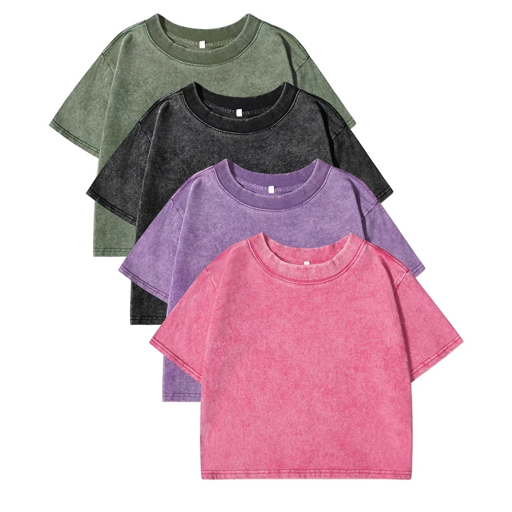 Slim Fit Washed Cotton T-Shirt