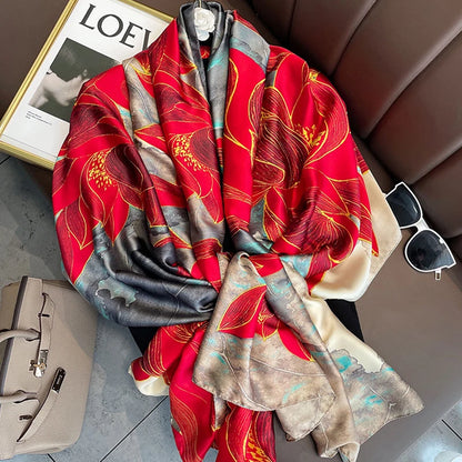 Luxury Polyester Spring Scarf
