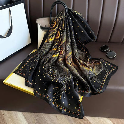 Luxury Polyester Spring Scarf