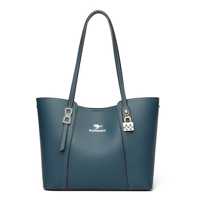 Luxury Leather Shoulder Tote Bag