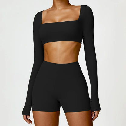 2-Piece Yoga Shorts Fitness Set