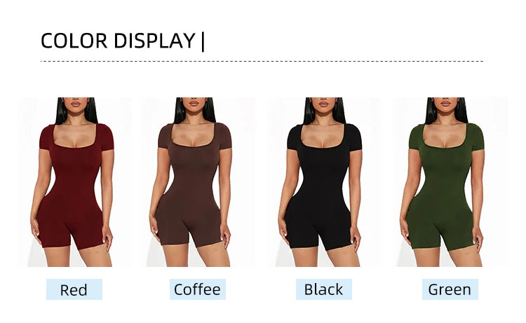 High Waist Bodycon Gym Jumpsuit