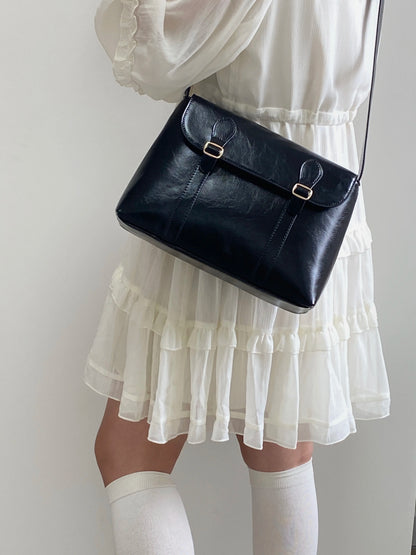 Vintage PU Leather Shoulder Bag