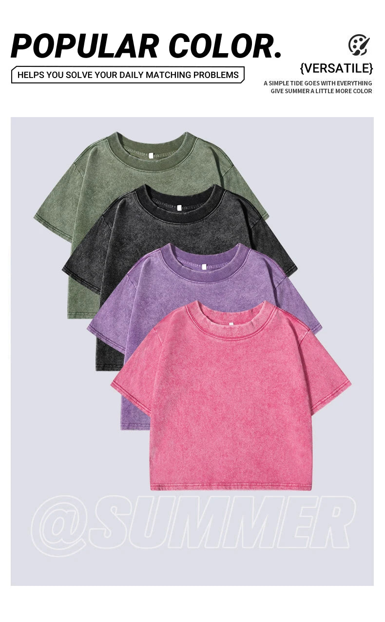 Slim Fit Washed Cotton T-Shirt