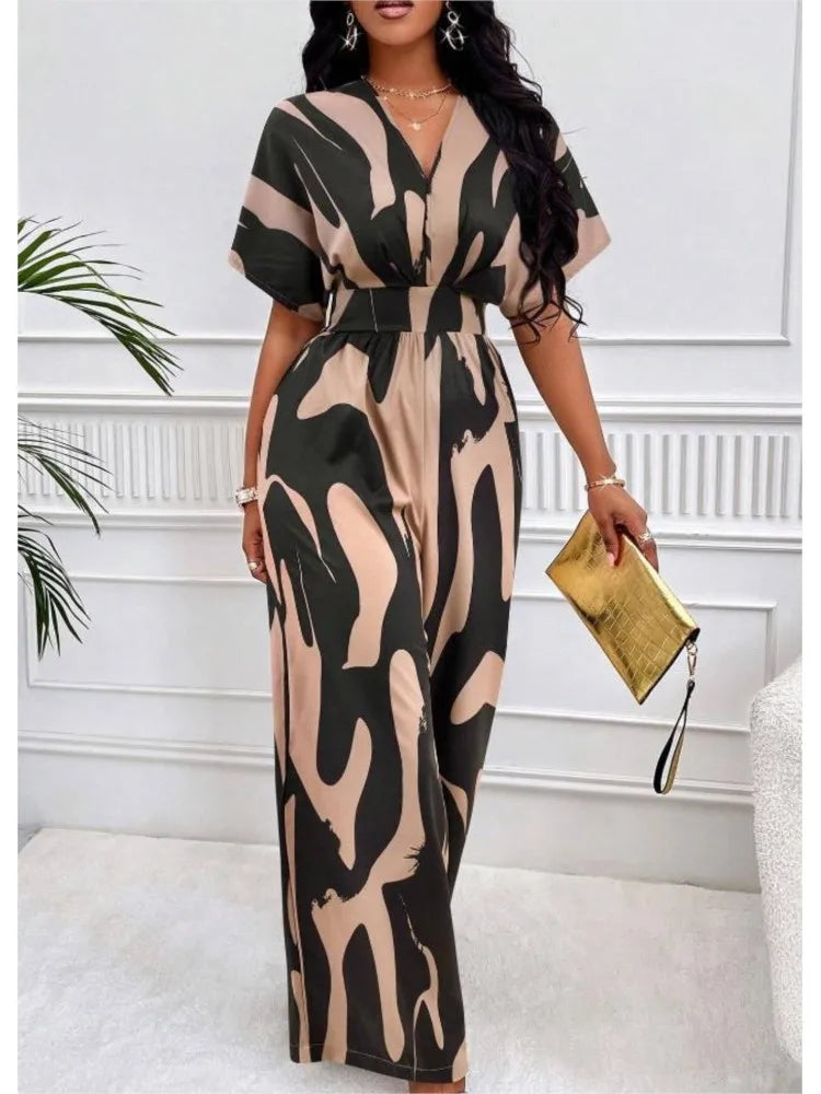 Sexy V-Neck Sleeveless Jumpsuit