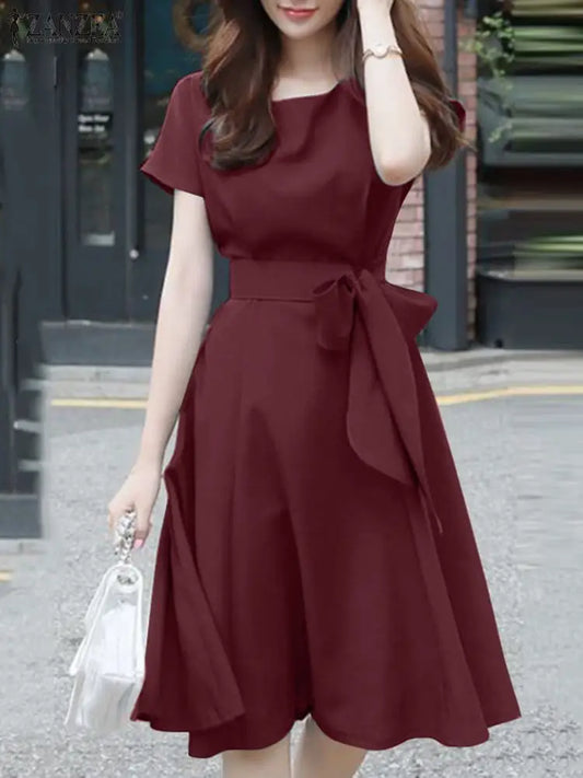 Women’s Solid Slim Mini Dress