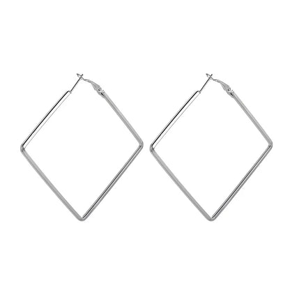 Oversize Geometric Hoop Earrings