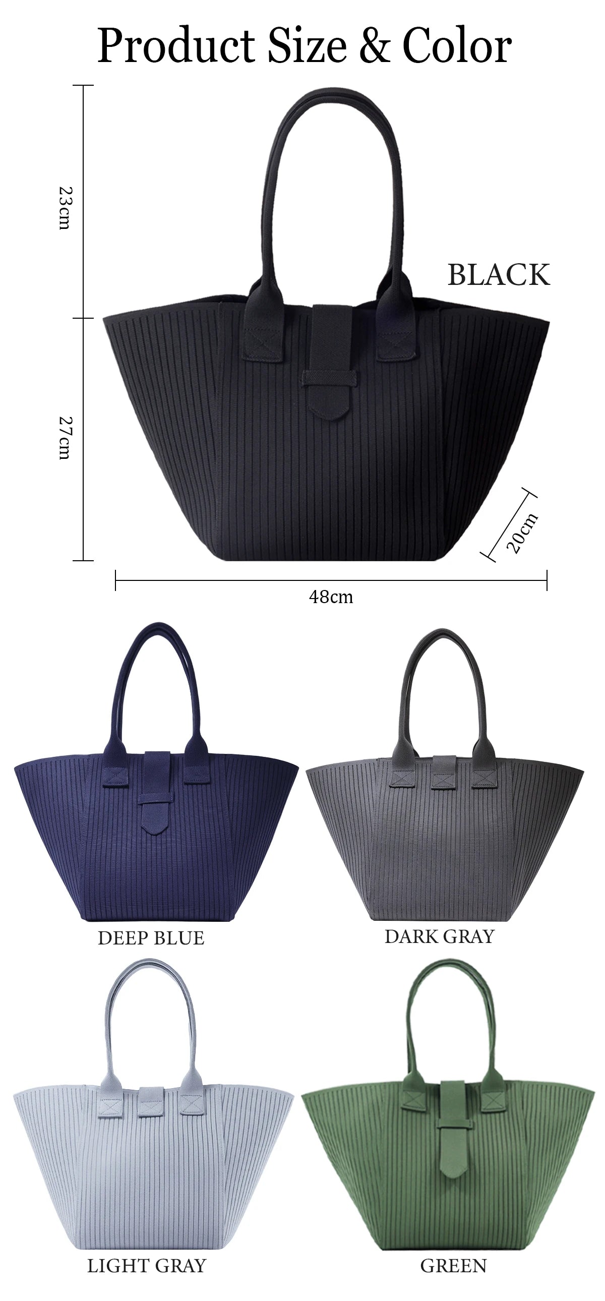 Large Capacity Women's Tote Bag