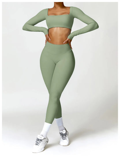 2-Piece Yoga Shorts Fitness Set