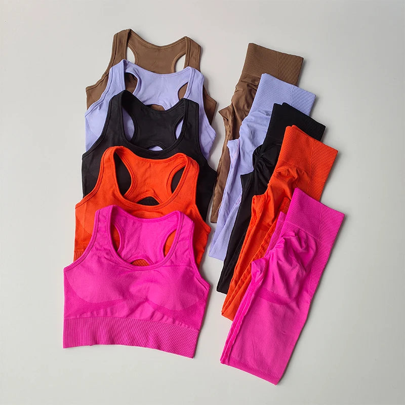 2PCS Sports Bra Yoga Set