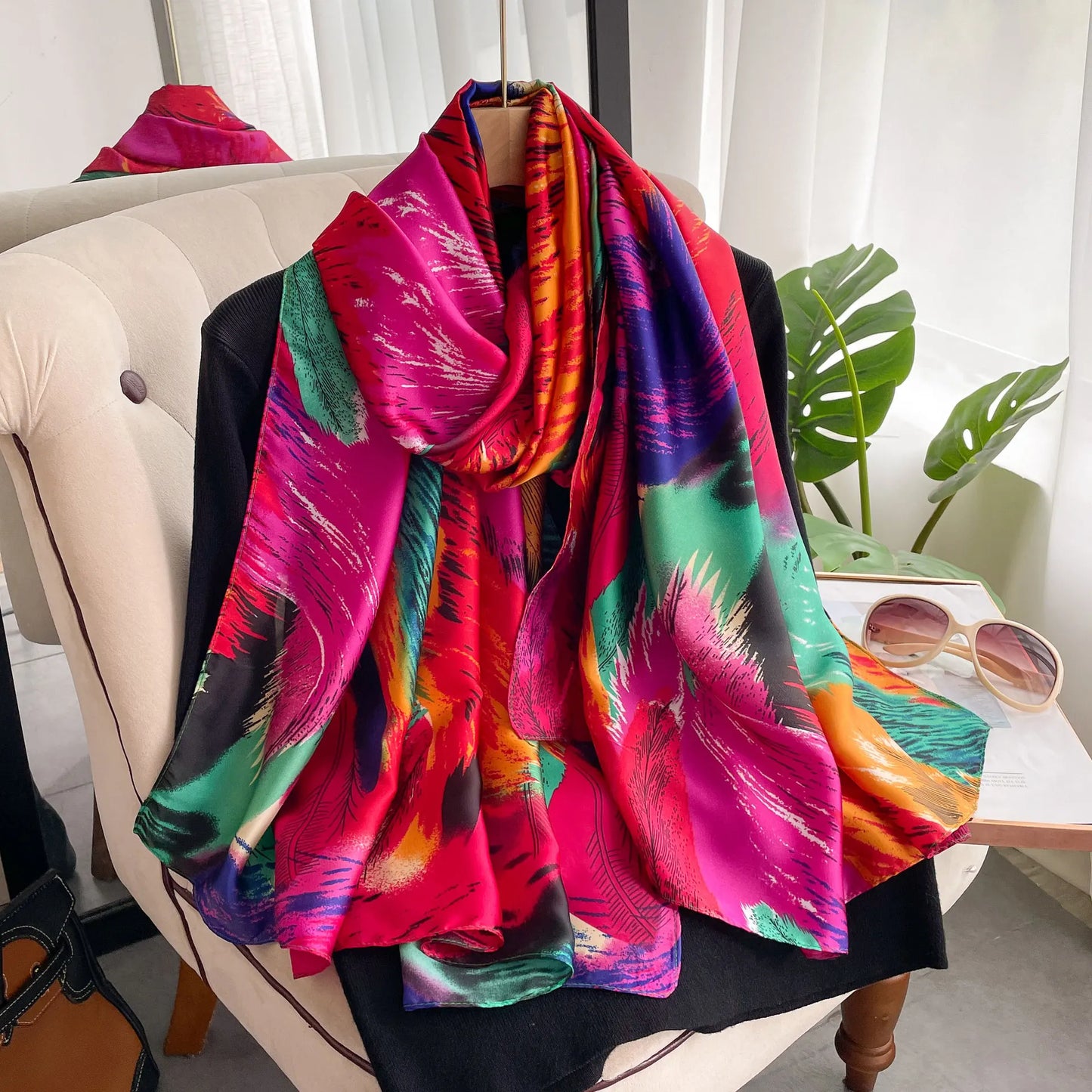 Luxury Polyester Spring Scarf