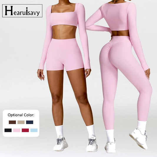 2-Piece Yoga Shorts Fitness Set