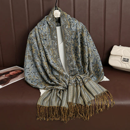 Luxury Autumn Cashmere Pashmina Shawl