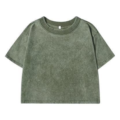 Slim Fit Washed Cotton T-Shirt