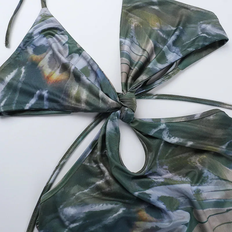 Avrilyaan Backless Summer Playsuit