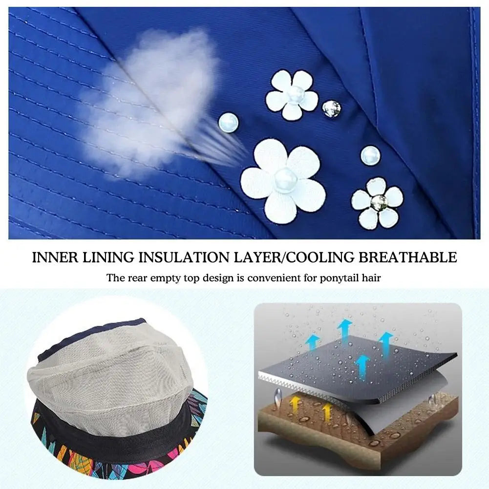 Foldable Wide Brim Sun Hat