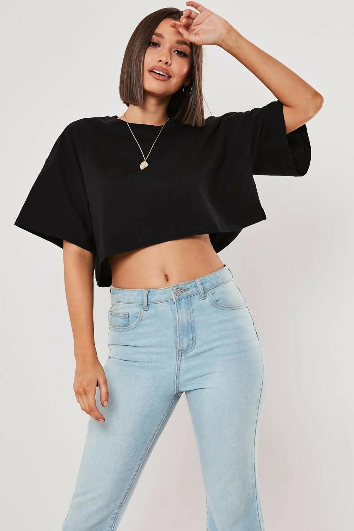 Cotton Yoga & Fitness Crop Top